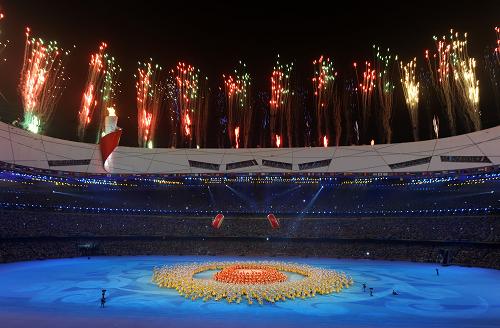 北京五輪閉幕式の花火
